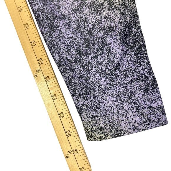 Adidas Feel Brilliant 7/8 Training Leggings L Yellow Tint Black Athletic Pull On - Picture 13 of 15